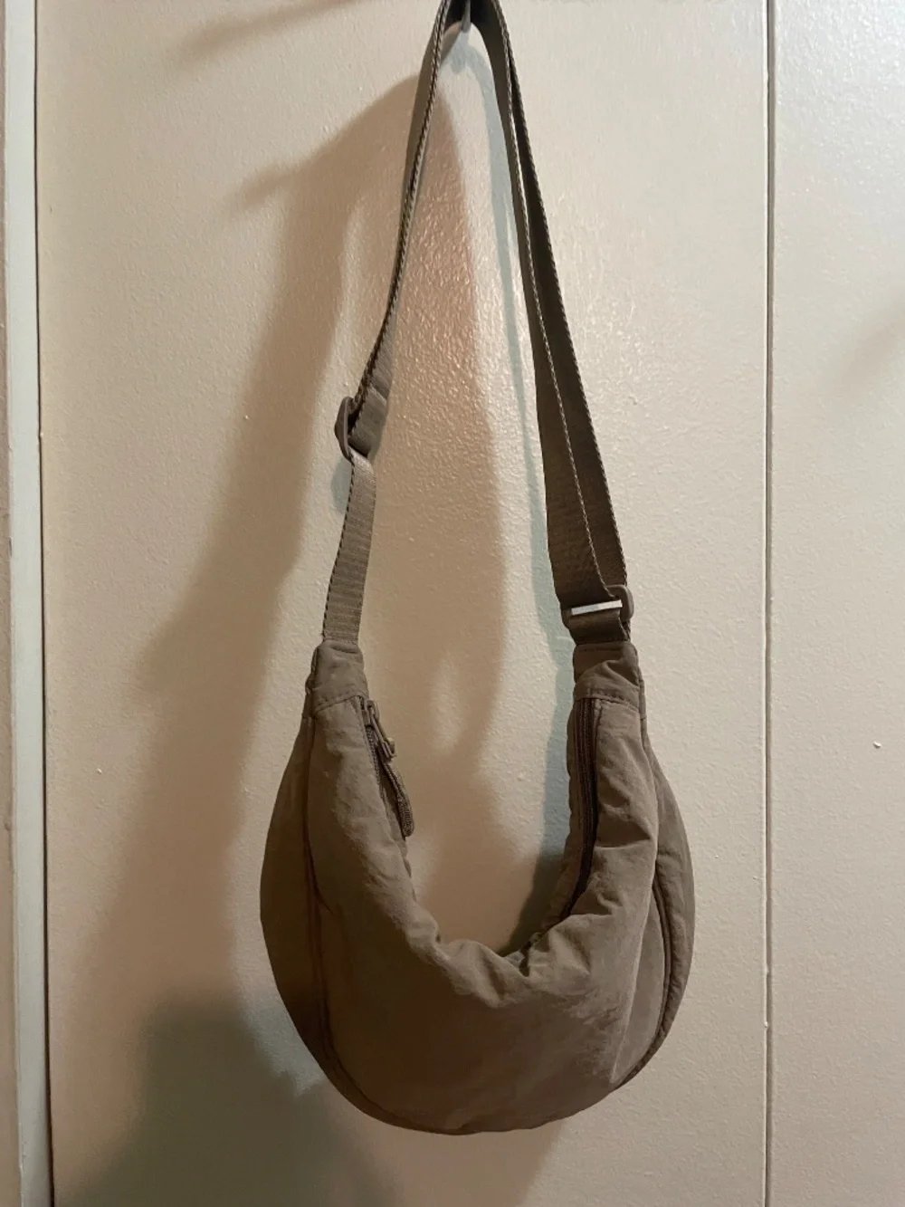 Uniqlo Tan Crescent Bag - Original